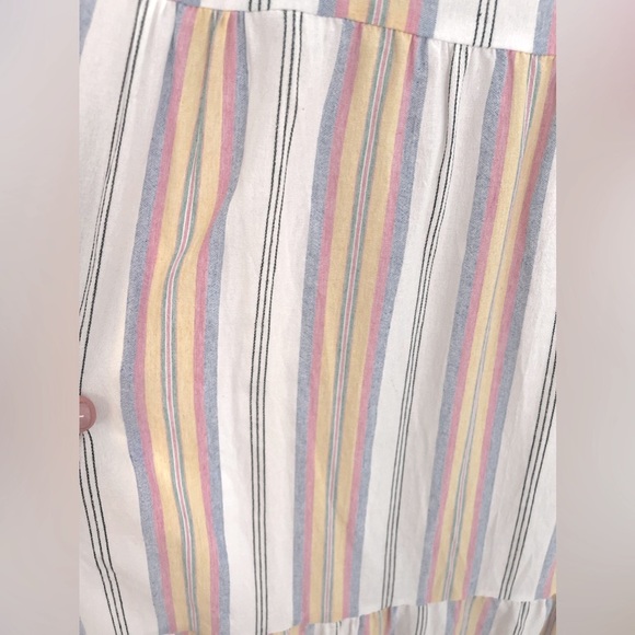 NWOT Label Of Love Striped Cotton Tiered Midi/Maxi Dress - Small - Picture 6 of 9